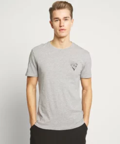 Pier One Uomo T-shirt Con Stampa - Mottled Grey