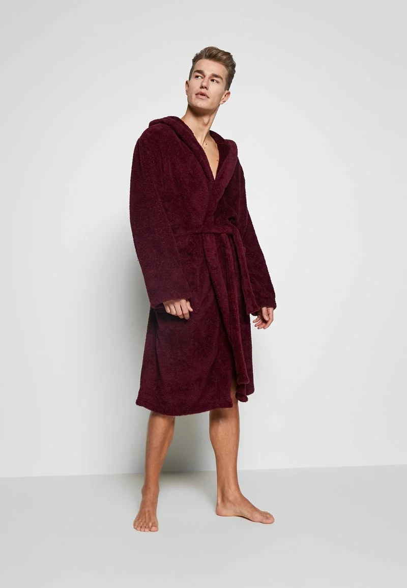 Pier One Uomo Accappatoio - Bordeaux 4 Pier One Uomo Accappatoio - Bordeaux - immagine 2