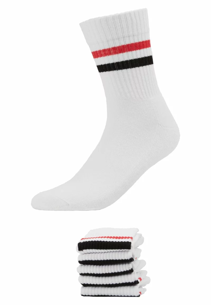 Pier One Uomo 5 PACK - Calze - White/red/black 4 Pier One Uomo 5 PACK - Calze - White/red/black - immagine 2
