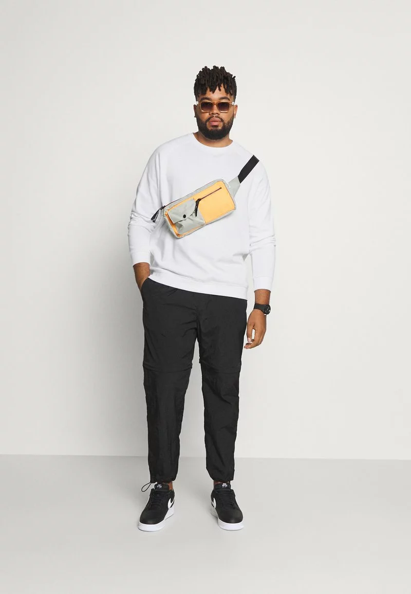 Pier One Uomo BIG CREW NECK 2PACK - Felpa - Black/white 3 Pier One Uomo BIG CREW NECK 2PACK - Felpa - Black/white