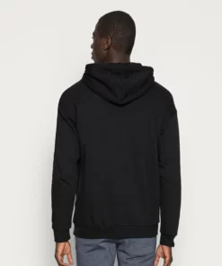 Pier One Uomo PLAIN SKATER HOODY - Felpa Con Cappuccio - Black -Moda Perfetta e60938810490497e980fa83b2062de97