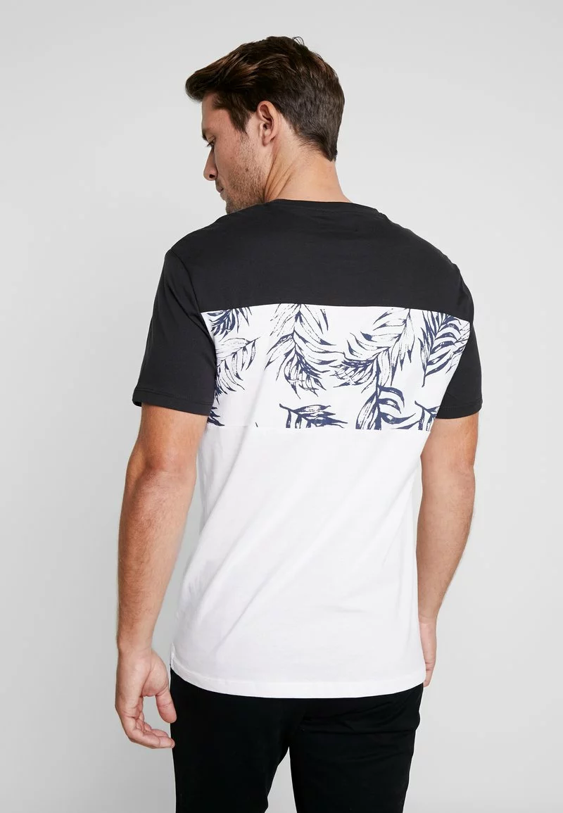 Pier One Uomo T-shirt Con Stampa - White/black 5 Pier One Uomo T-shirt Con Stampa - White/black - immagine 3