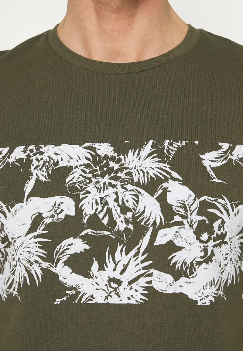 Pier One Uomo T-shirt Con Stampa - Oliv 7 Pier One Uomo T-shirt Con Stampa - Oliv - immagine 5