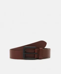 Pier One LEATHER UNISEX - Cintura - Cognac