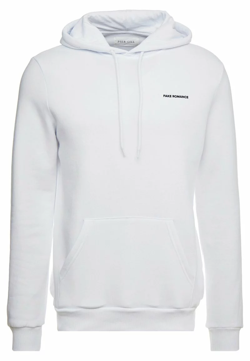 Pier One UNISEX - Felpa Con Cappuccio - White 6 Pier One UNISEX - Felpa Con Cappuccio - White - immagine 4