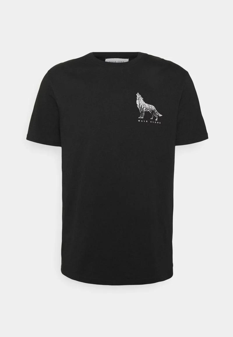 Pier One Uomo T-shirt Con Stampa - Black 3 Pier One Uomo T-shirt Con Stampa - Black
