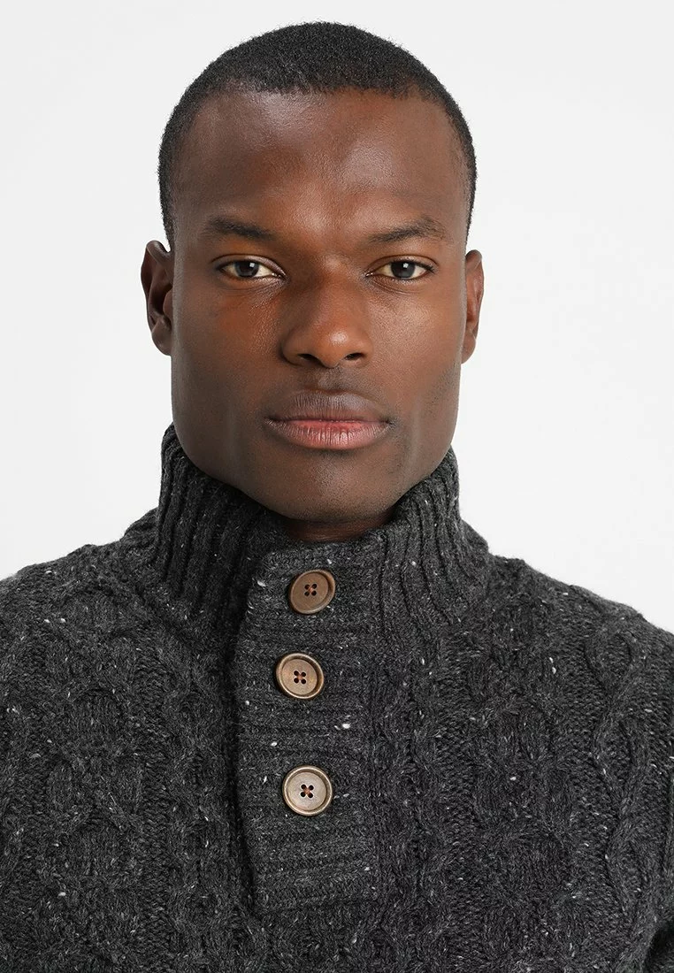 Pier One Uomo Maglione - Mottled Dark Grey 7 Pier One Uomo Maglione - Mottled Dark Grey - immagine 5