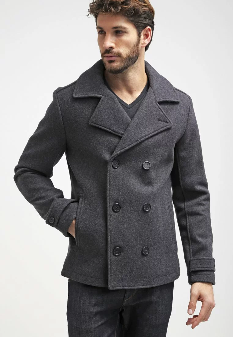Pier One Uomo Cappotto Corto - Dark Grey 3 Pier One Uomo Cappotto Corto - Dark Grey
