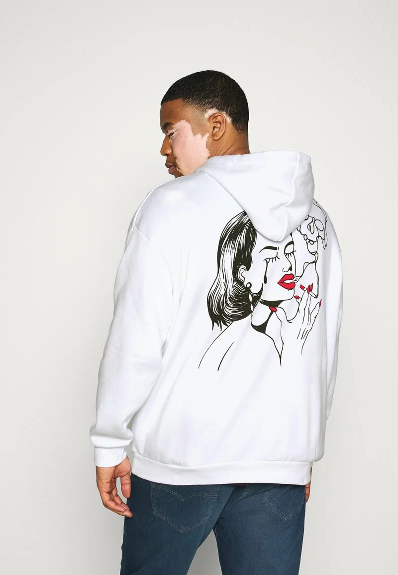 Pier One Uomo Felpa Con Cappuccio - White 3 Pier One Uomo Felpa Con Cappuccio - White