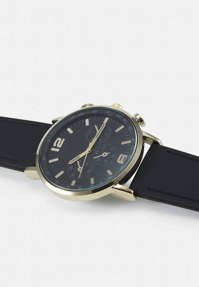 Pier One UNISEX - Orologio - Black/gold-coloured 6 Pier One UNISEX - Orologio - Black/gold-coloured - immagine 4