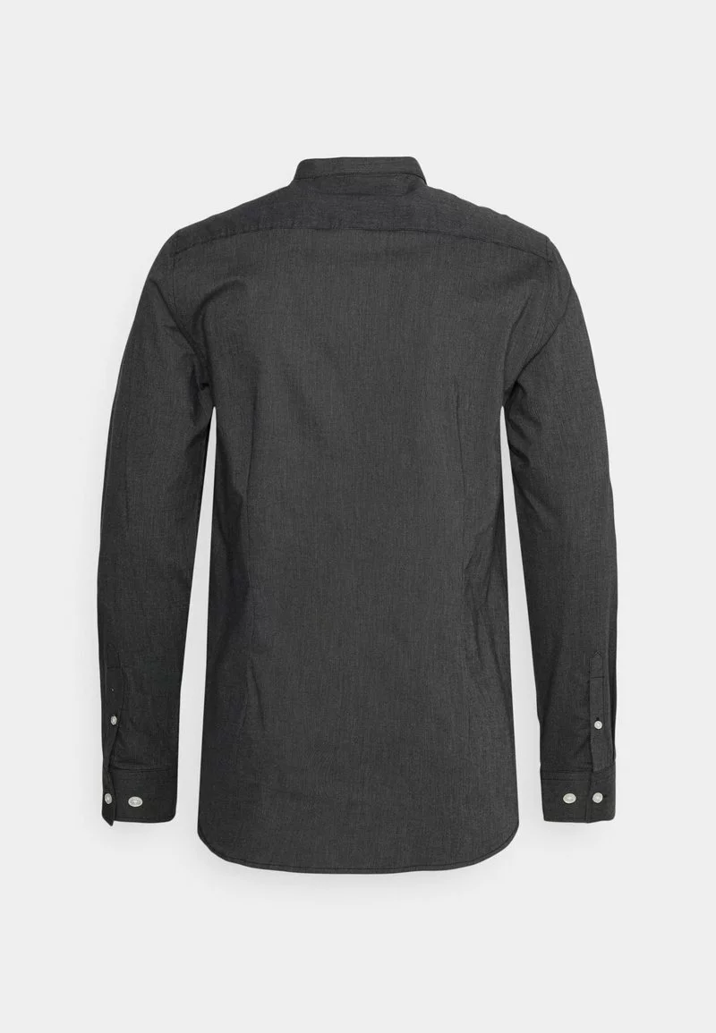 Pier One Uomo Camicia - Mottled Dark Grey 4 Pier One Uomo Camicia - Mottled Dark Grey - immagine 2