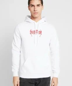 Pier One UNISEX - Felpa Con Cappuccio - White -Moda Perfetta efa59ecf35e54c219c4e978ae80e9695