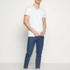 Pier One Uomo 5 PACK - T-shirt Basic - White/black