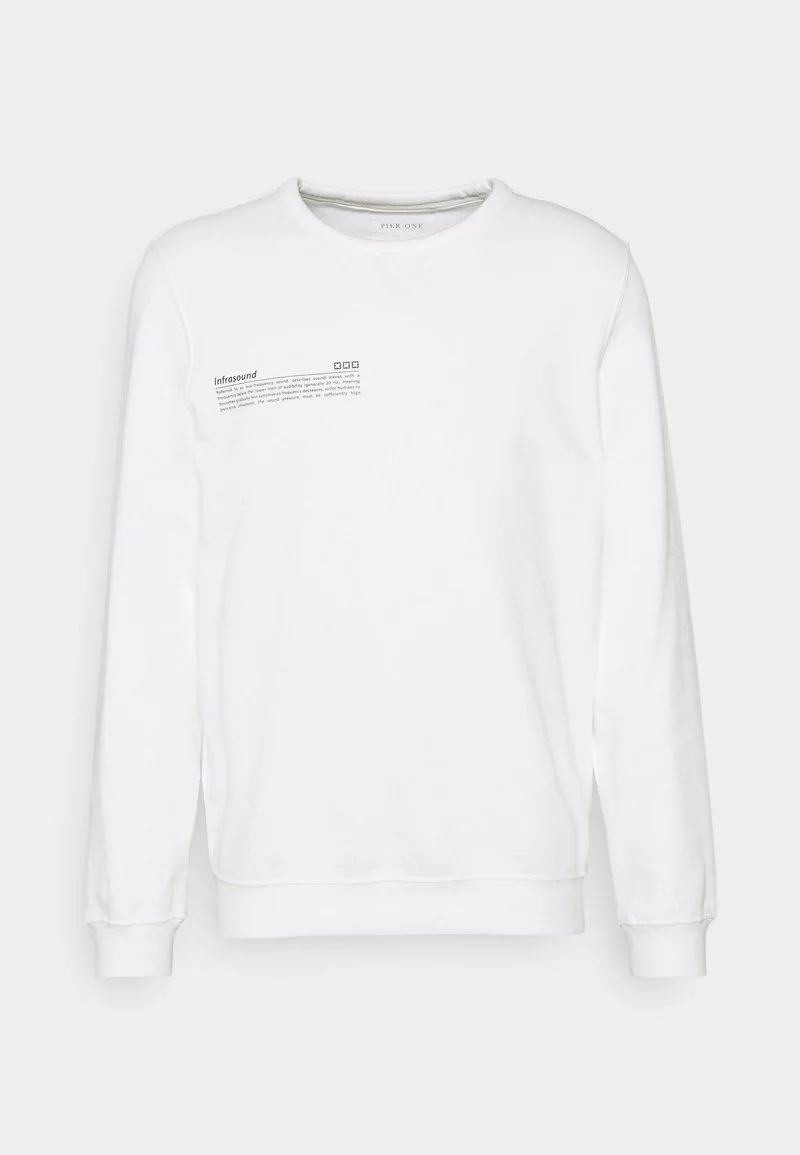 Pier One Uomo Felpa - White 5 Pier One Uomo Felpa - White - immagine 3