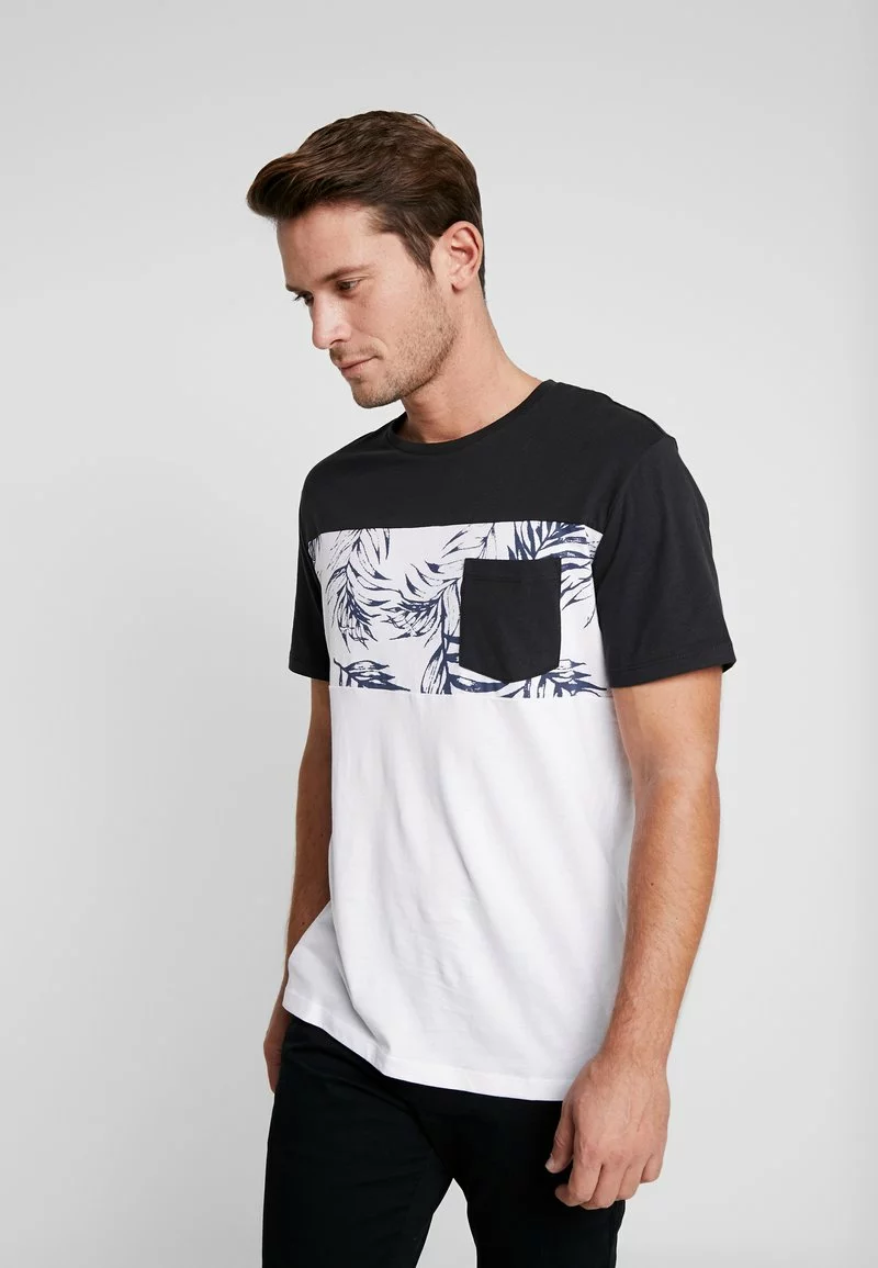 Pier One Uomo T-shirt Con Stampa - White/black 3 Pier One Uomo T-shirt Con Stampa - White/black