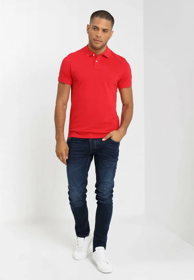 Pier One Uomo Polo - Red 4 Pier One Uomo Polo - Red - immagine 2