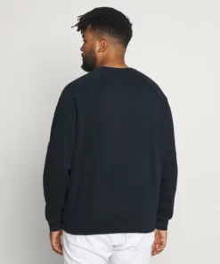 Pier One Uomo BIGBIG BASIC SCRIPT CREW - Felpa - Dark Blue -Moda Perfetta f362ecefc29f4fd68f7f1a9ee0ee8061