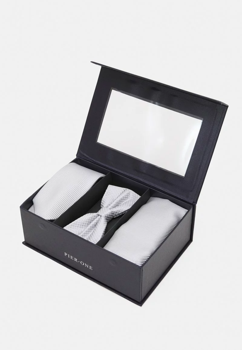 Pier One Uomo SET - Cravatta - Grey 7 Pier One Uomo SET - Cravatta - Grey - immagine 5