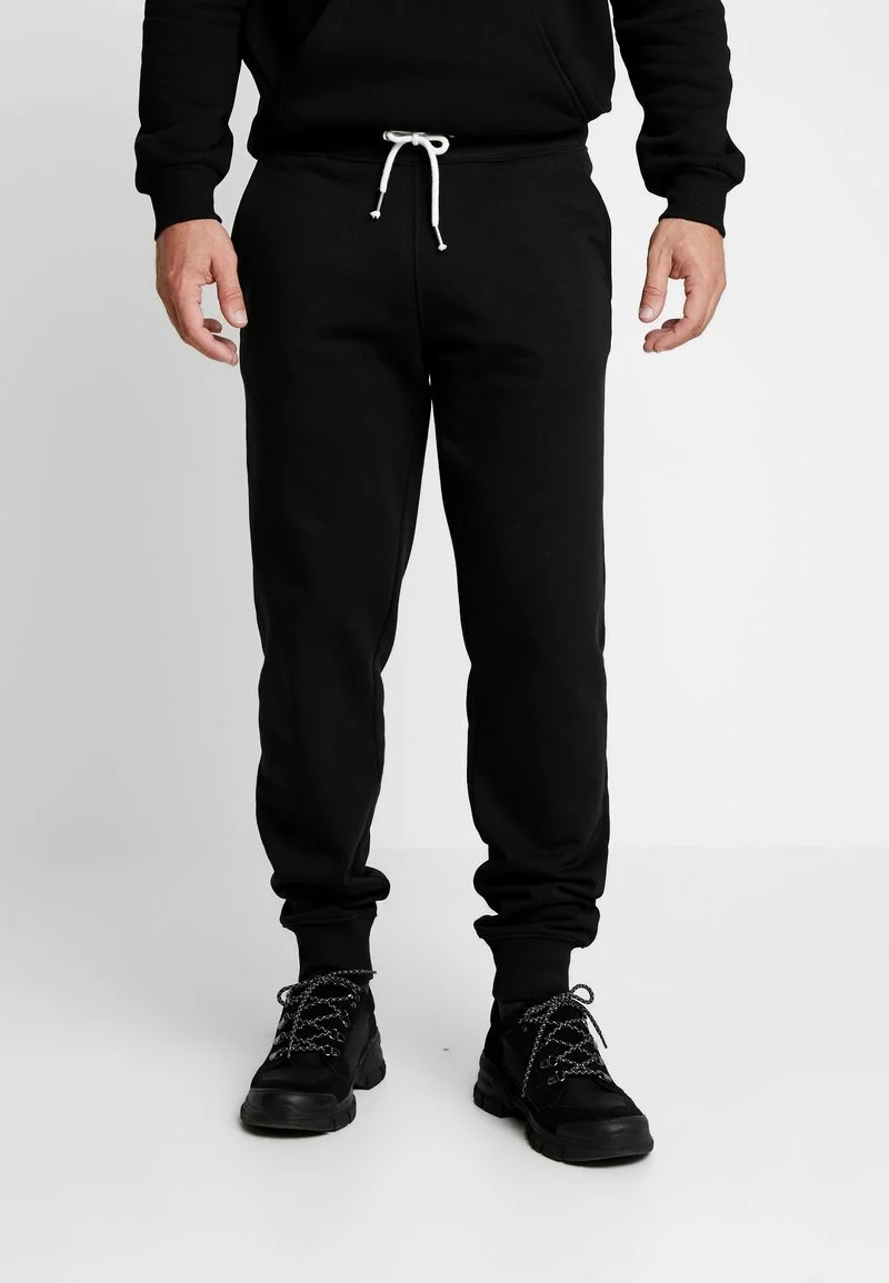 Pier One Uomo Pantaloni Sportivi - Black/mottled Light Gre 4 Pier One Uomo Pantaloni Sportivi - Black/mottled Light Gre - immagine 2