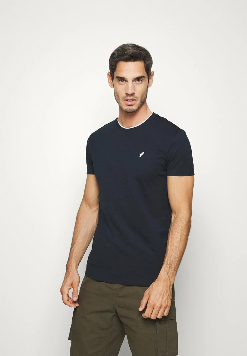 Pier One Uomo T-shirt Basic - Dark Blue 3 Pier One Uomo T-shirt Basic - Dark Blue