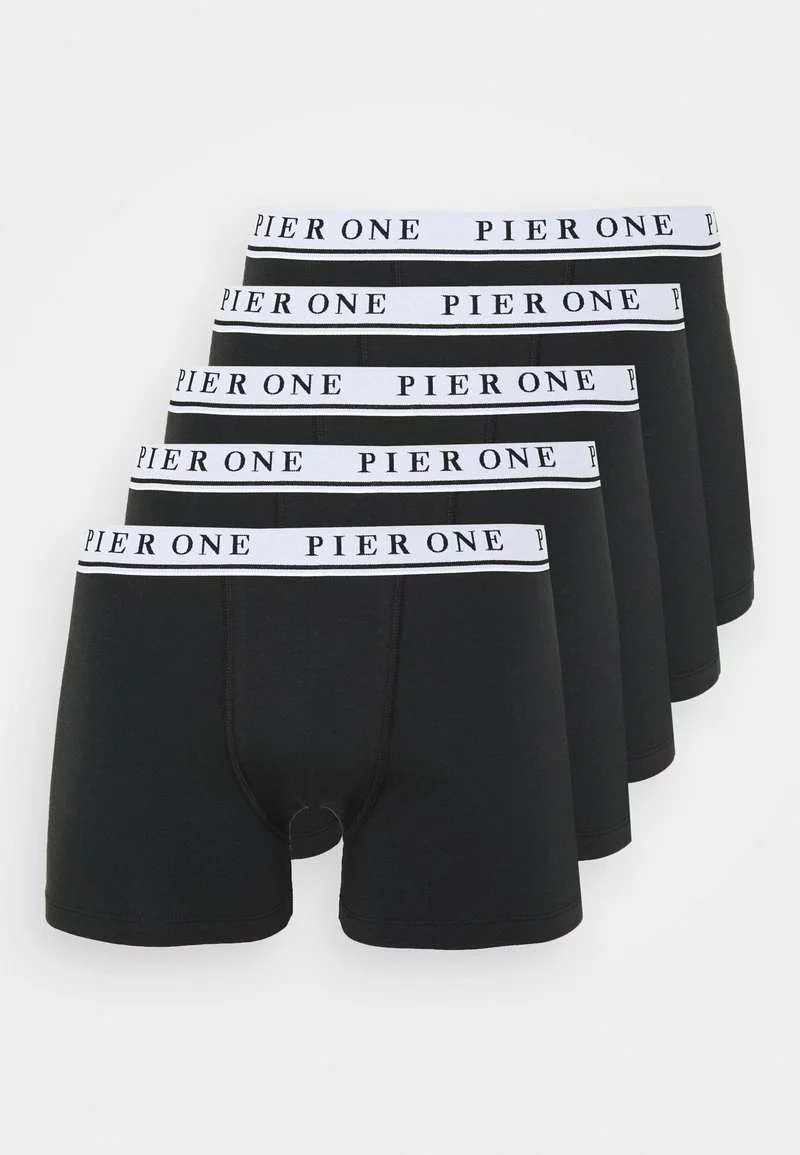 Pier One Uomo 5 PACK - Culotte - Black/white 5 Pier One Uomo 5 PACK - Culotte - Black/white - immagine 3