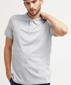 Pier One Uomo Polo - Light Grey Melange