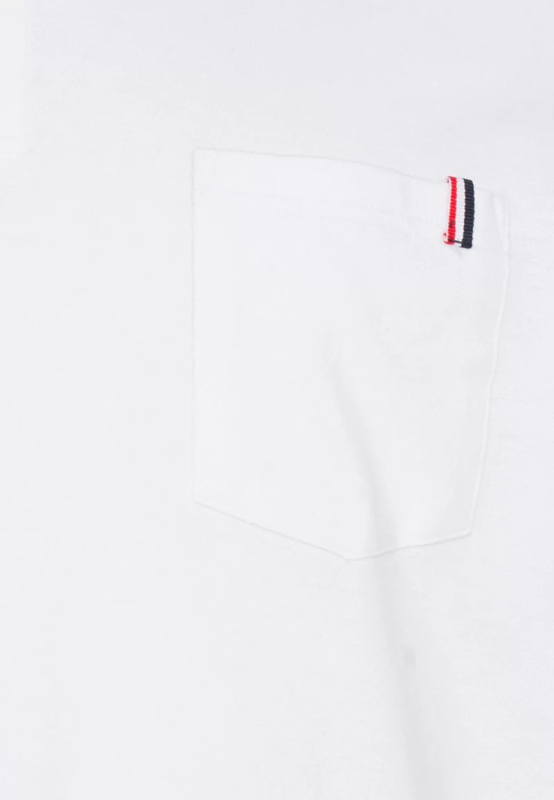 Pier One Uomo TRICLORE TRIM - Polo - White 5 Pier One Uomo TRICLORE TRIM - Polo - White - immagine 3