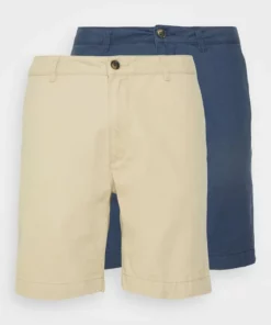 Pier One Uomo 2 PACK - Shorts - Dark Blue/tan 22 Pier One Uomo 2 PACK - Shorts - Dark Blue/tan -Moda Perfetta f9a892a3b0b34fe9815664d9ef698d9f