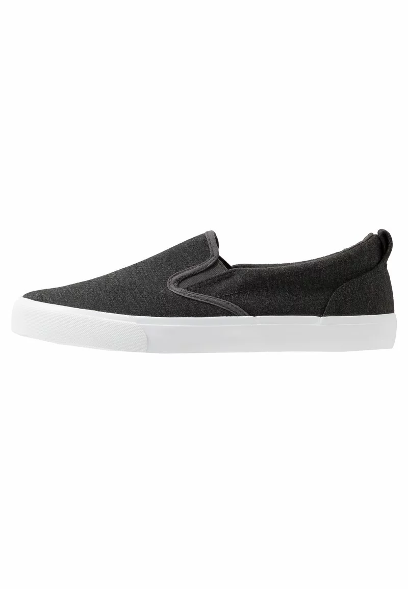 Pier One UNISEX - Scarpe Senza Lacci - Dark Gray 3 Pier One UNISEX - Scarpe Senza Lacci - Dark Gray