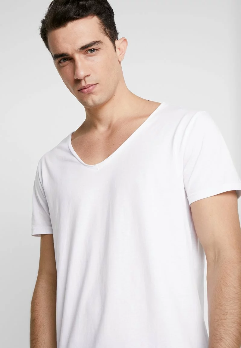 Pier One Uomo T-shirt Basic - White 7 Pier One Uomo T-shirt Basic - White - immagine 5