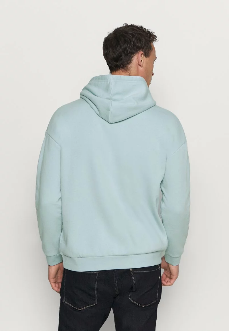Pier One Uomo PLAIN SKATER HOODY - Felpa Con Cappuccio - Light Blue 5 Pier One Uomo PLAIN SKATER HOODY - Felpa Con Cappuccio - Light Blue - immagine 3