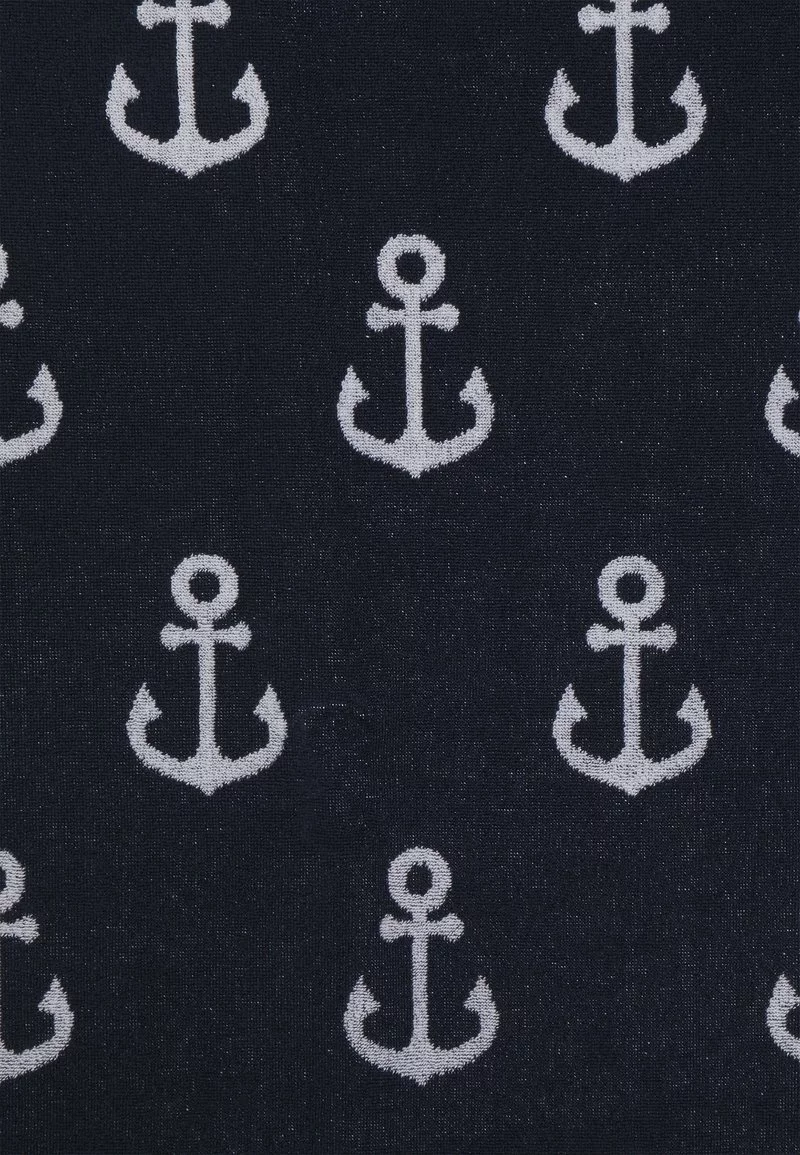 Pier One Uomo BEACH TOWEL 150X100CM 550GSM - Telo Mare - Dark Blue/white 5 Pier One Uomo BEACH TOWEL 150X100CM 550GSM - Telo Mare - Dark Blue/white - immagine 3