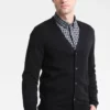 Pier One Uomo Cardigan - Black 1 Pier One Uomo Cardigan - Black -Moda Perfetta fee9c776f9cb45728fc1e53ac3320487