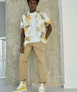 Pier One Uomo Camicia - Yellow